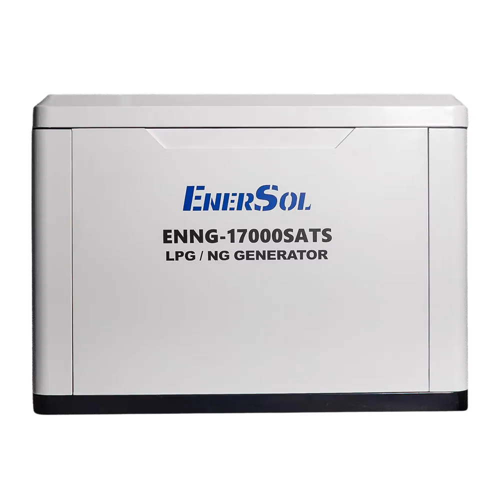 Газовий генератор EnerSol ENNG-17000SATS, LPG/NG, 230В, потужність 15.0-17.0 кВт, електричний стартер, автоматичний ввід резерву,