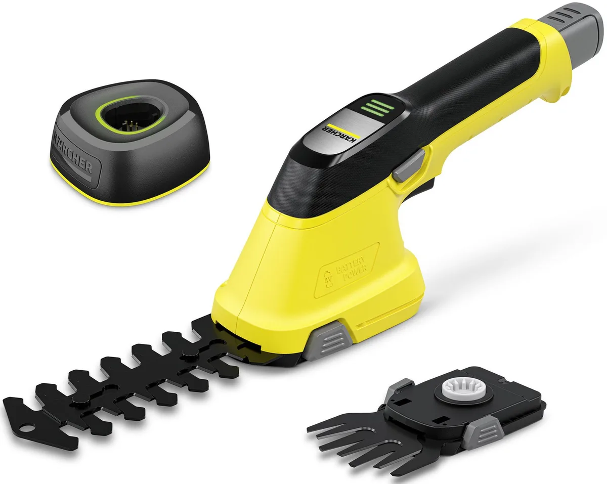 Акумуляторні ножиці для догляду за газоном Karcher GSH 4-4 Plus Battery Set.