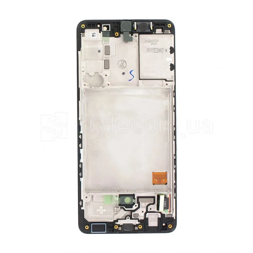 Дисплей AMOLED Samsung чорний 6,1 дюйм з сенсором та рамкою Service Original