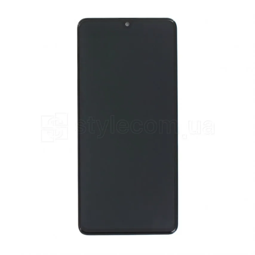 Дисплей AMOLED Samsung чорний 6,1 дюйм з сенсором та рамкою Service Original