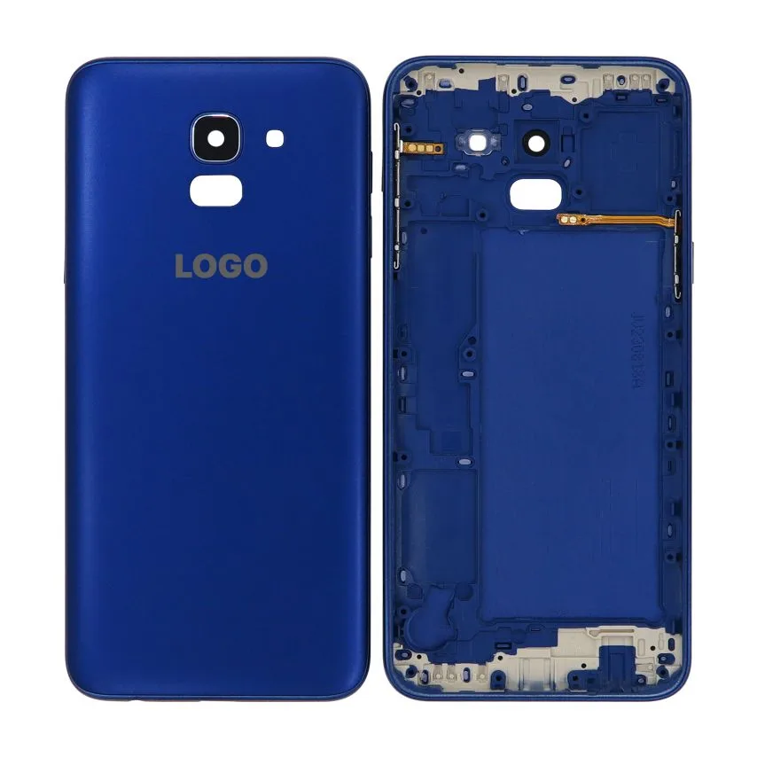 Корпус Samsung Original Quality 2018 с кнопками регулировки звука синий