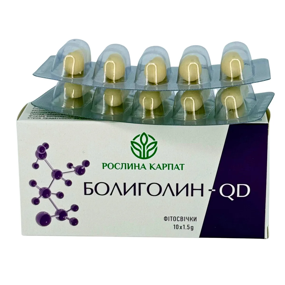 Фітосвічки Болиголин QD 10 шт.  – комплексний природний захист від новоутворень Рослина Карпат