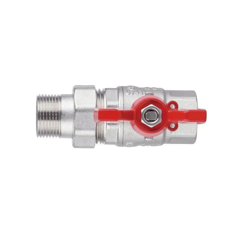 Кран шаровой 3/4" прямой латунный бабочка Thermo Alliance Forte