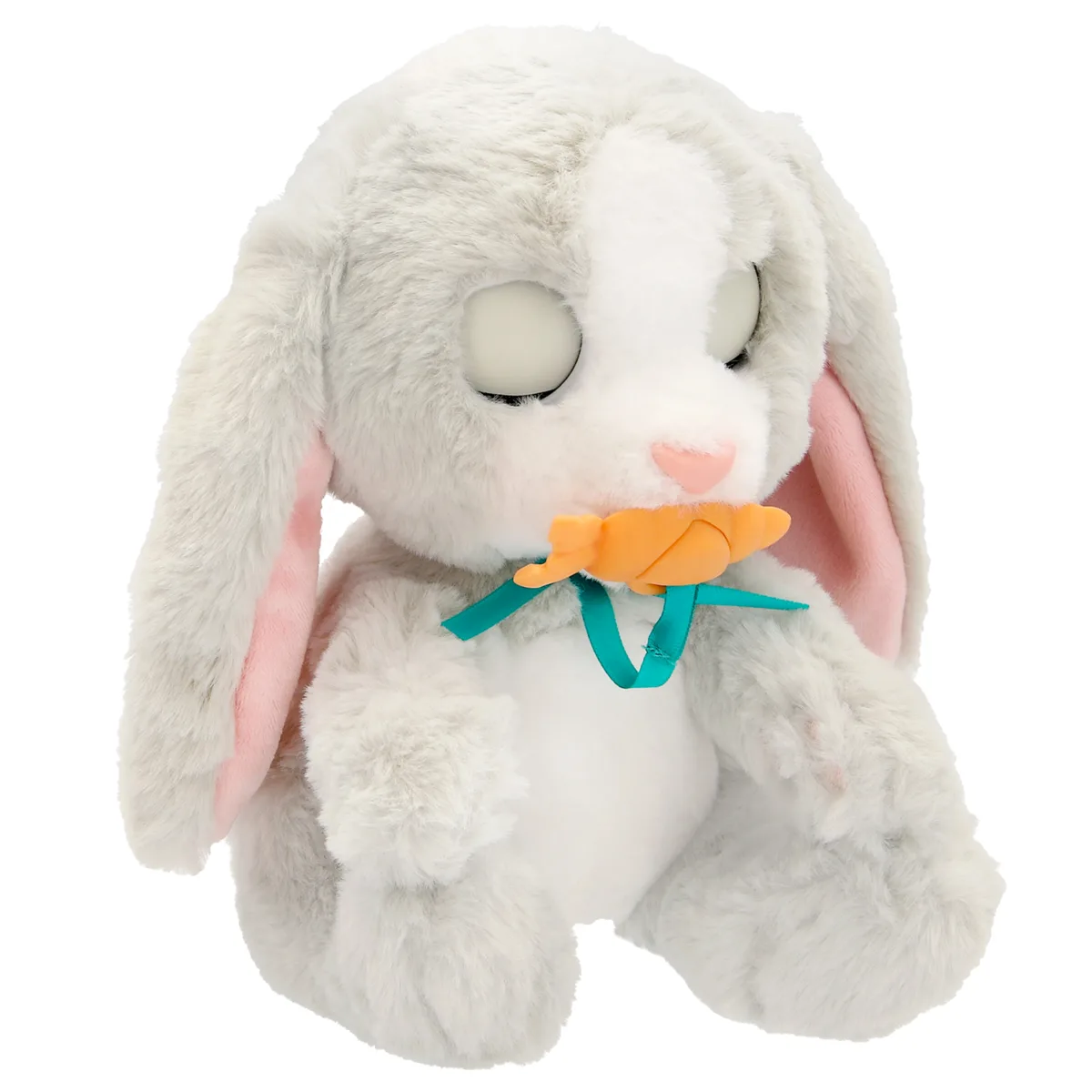 Інтерактивна іграшка Baby Paws текстильна 22х15х14,5 см Біле зайченя