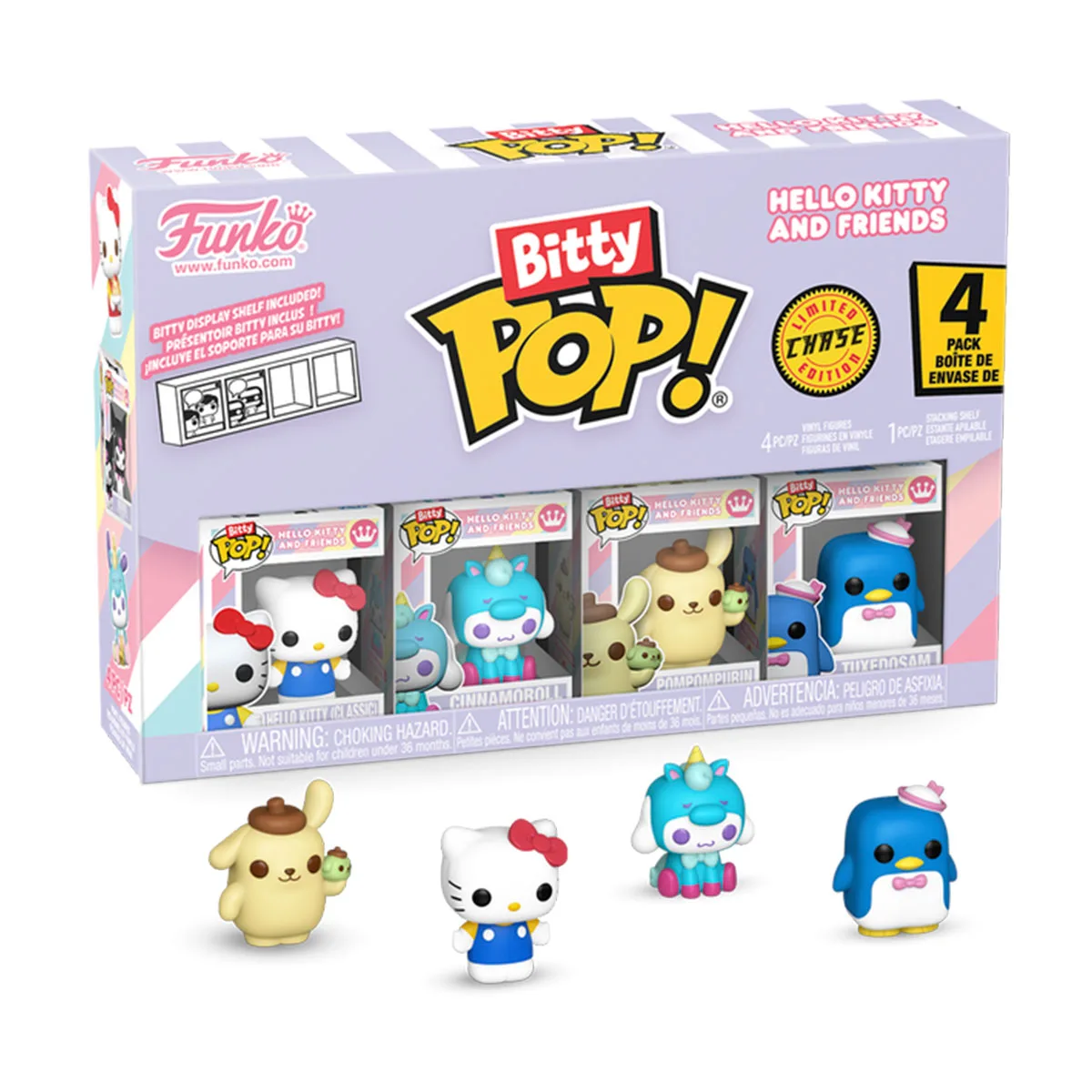 Набір ігрових фігурок Funko вініл 2,5 см Хелоу Кітті 4 фігурки