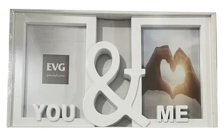 Мультирамка EVG INNO пластик 29х17 см біла на 2 фото 10х15 см