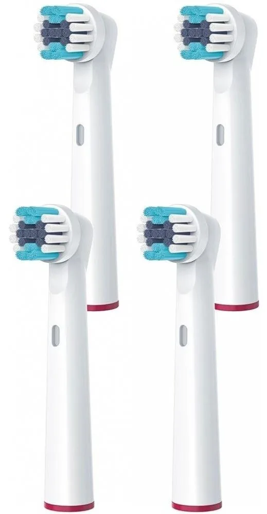 Насадки для електричних зубних щіток Beurer TB 15/30/50 Clean, інтенсивне очищення, комплект з 4 штук, білі.