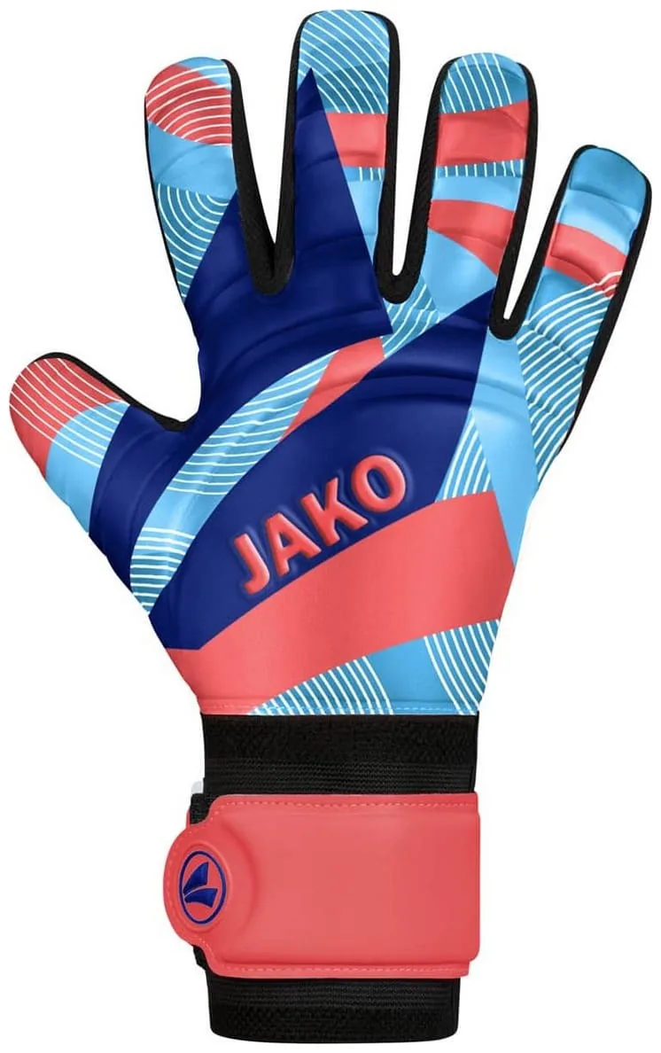Рукавички воротарські Jako 100% поліуретан 6 помаранчевий синій