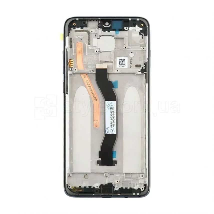 Дисплей IPS для Xiaomi червоний чорний з сенсором та рамкою Original Quality