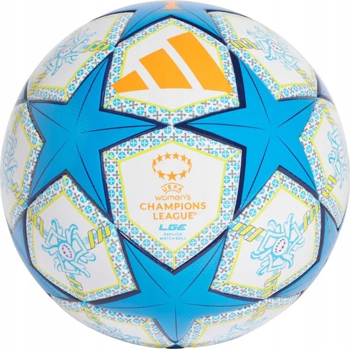 Футбольний м'яч Adidas поліуретан розмір №5 синій