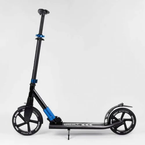 Самокат алюмінієвий Best Scooter з амортизатором для дітей та дорослих з PU колесами 230мм 215мм