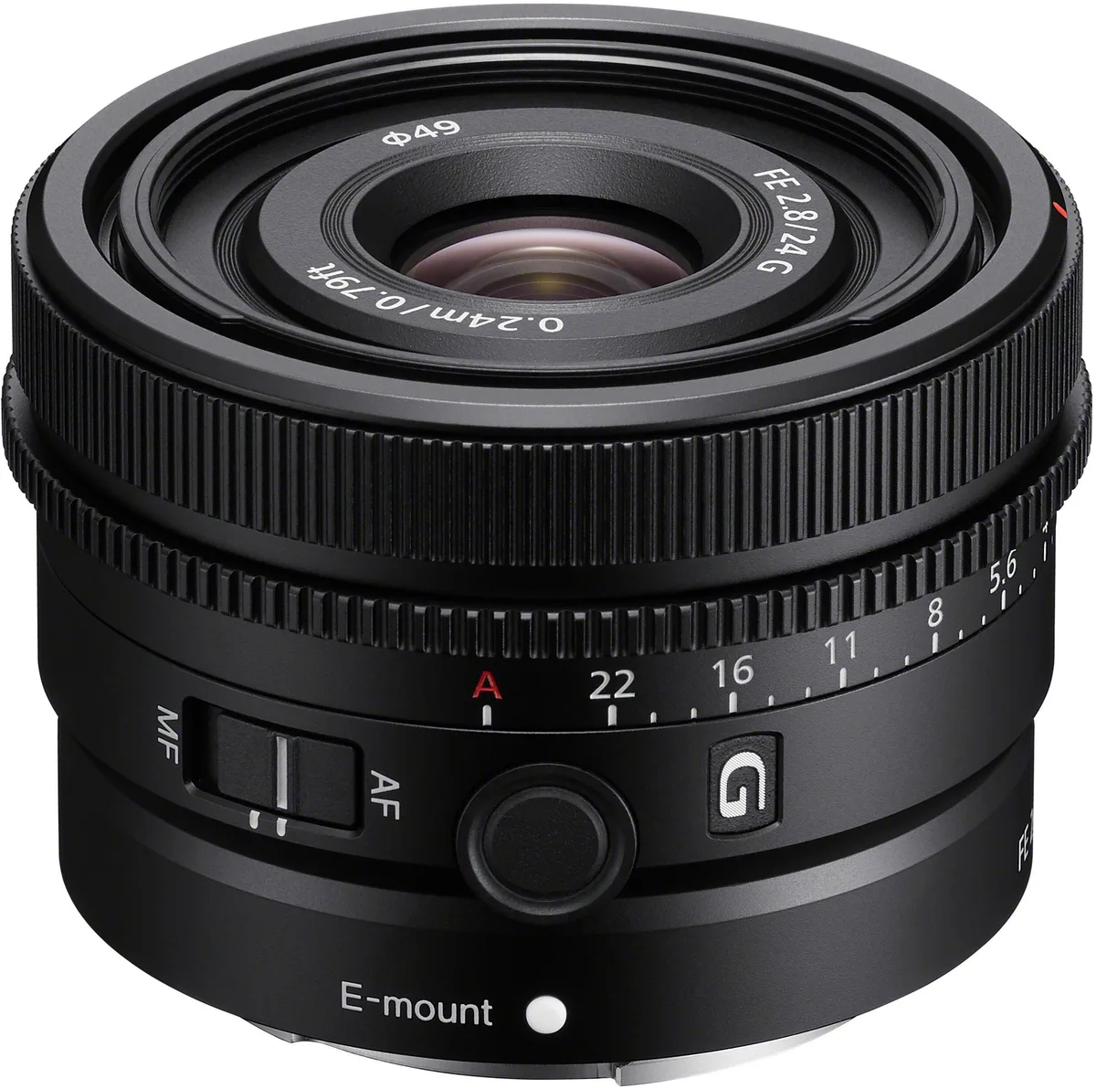 Об'єктив Sony E 24 мм f/2.8 G Ширококутний 162 г