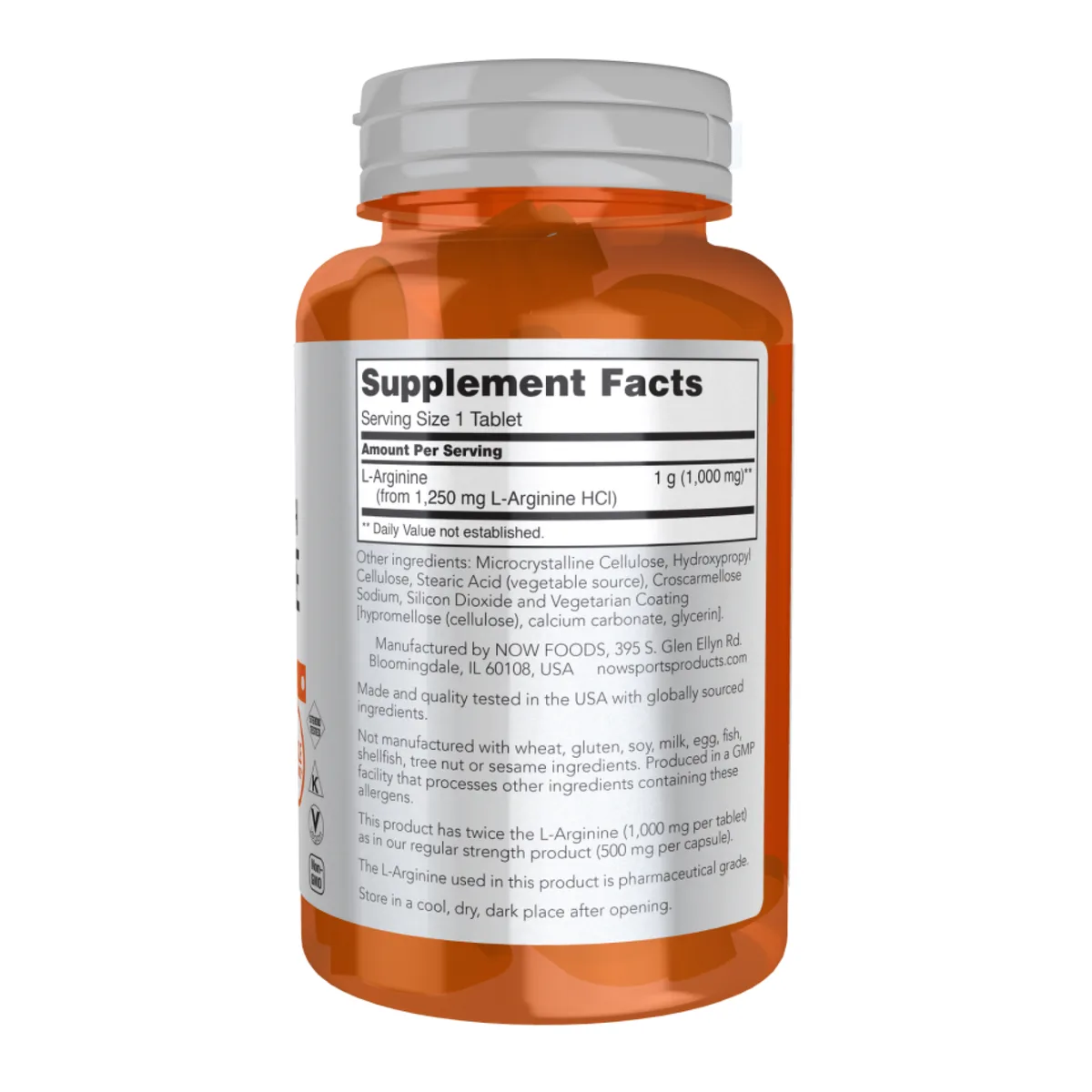 Теперь я предлагаю следующее название товара:  Arginine 1000mg Now Foods 60 таблеток для поддержания сердечно-сосудистой системы