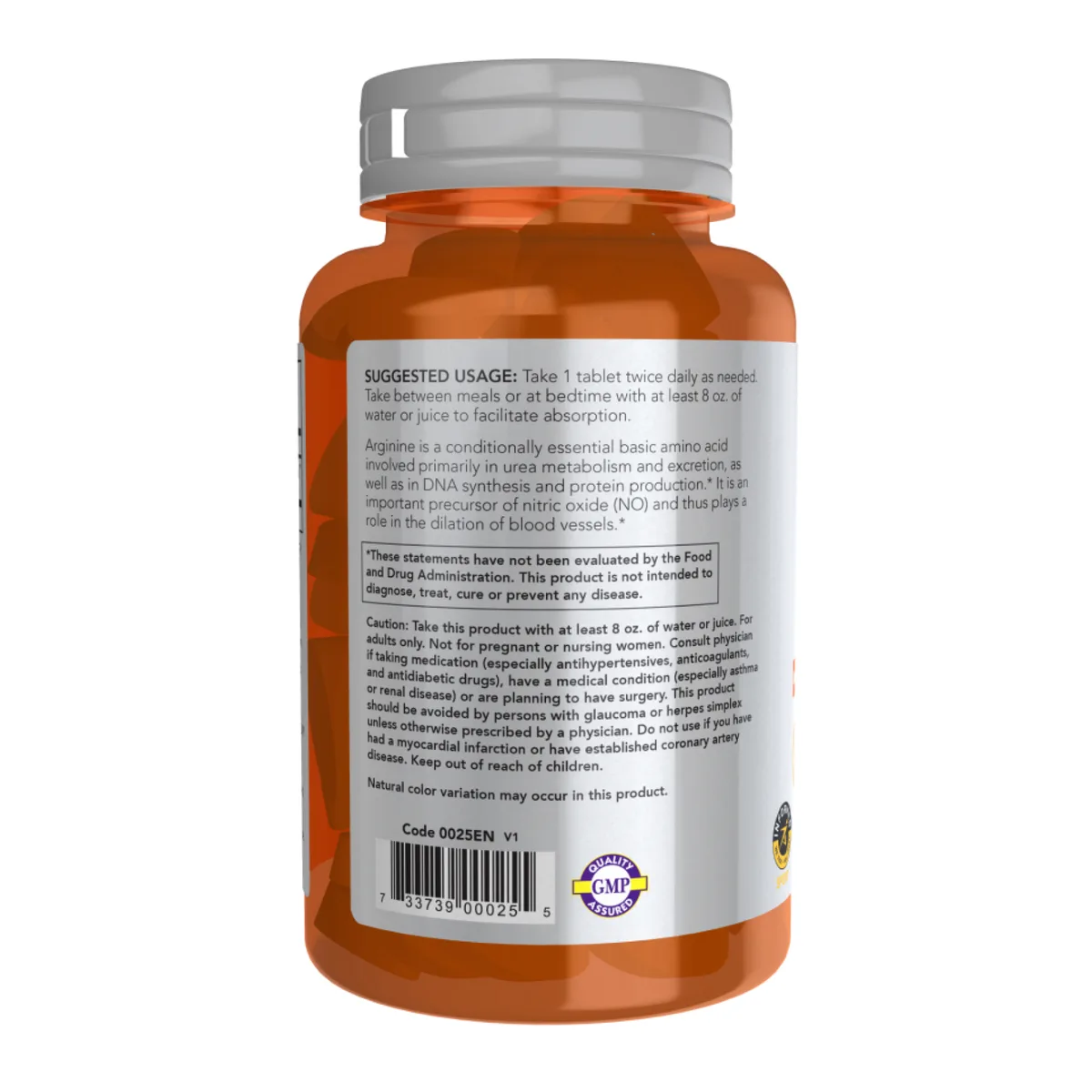 Теперь я предлагаю следующее название товара:  Arginine 1000mg Now Foods 60 таблеток для поддержания сердечно-сосудистой системы
