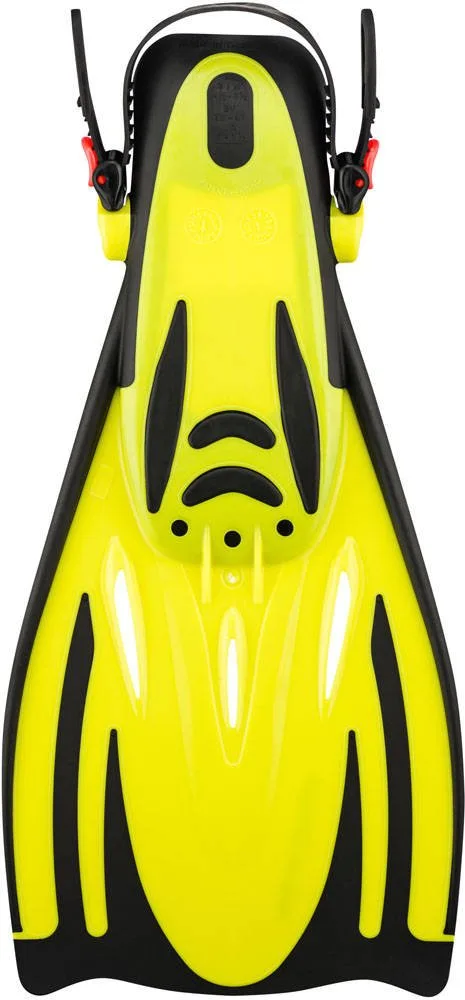 Ласти Aqua Speed гумові 27-31 чорні жовті дитячі
