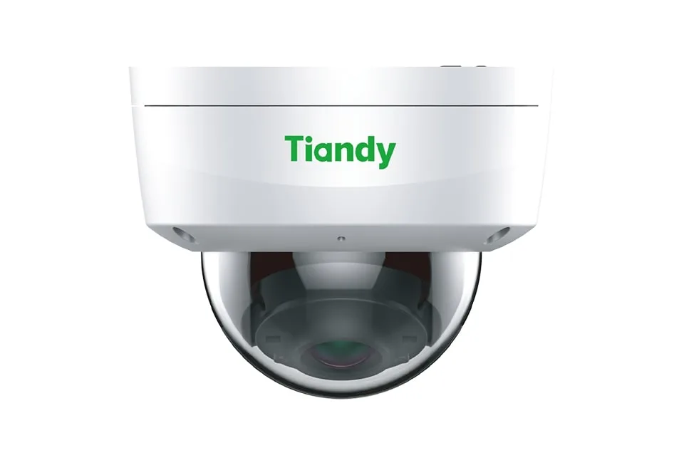 IP-камера Tiandy TC-C35KS Спецификация: I3/E/Y/M/S/H/2.8mm/V4.0, 5MP, Starlight IR купольная, 2.8mm, f/1.6, ИК30м, PoE, IP66, IK10.