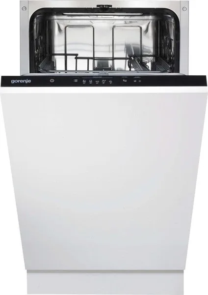 Вбудована посудомийна машина Gorenje, 9 комплектів, клас енергоефективності A++, 45 см, біла.