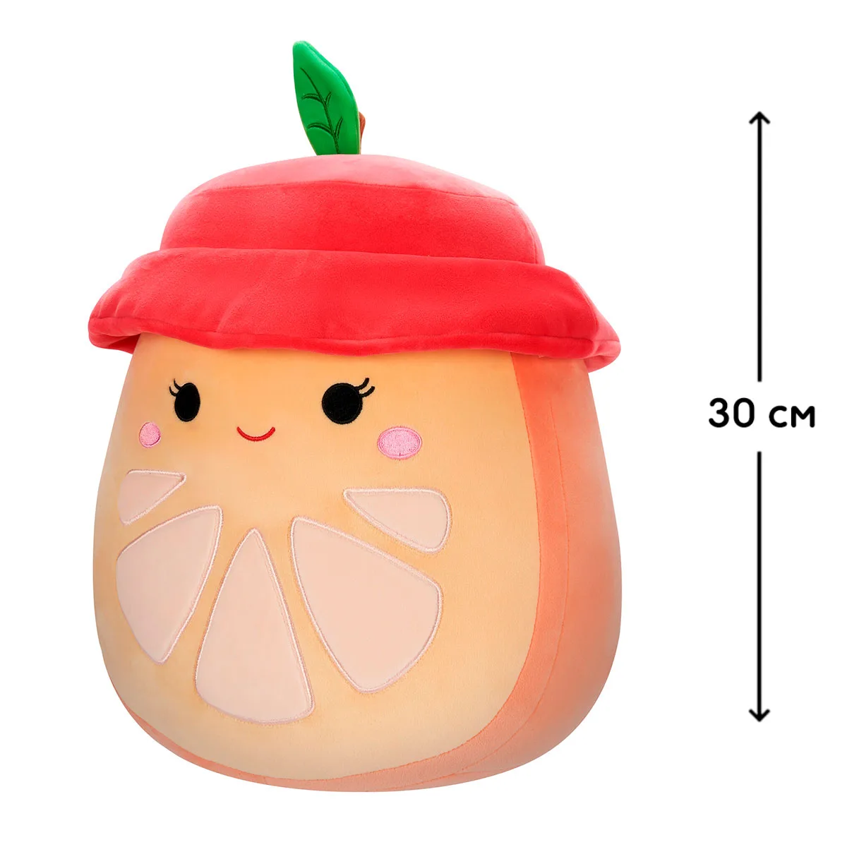 М'яка іграшка Squishmallows поліестер 30 см Апельсин