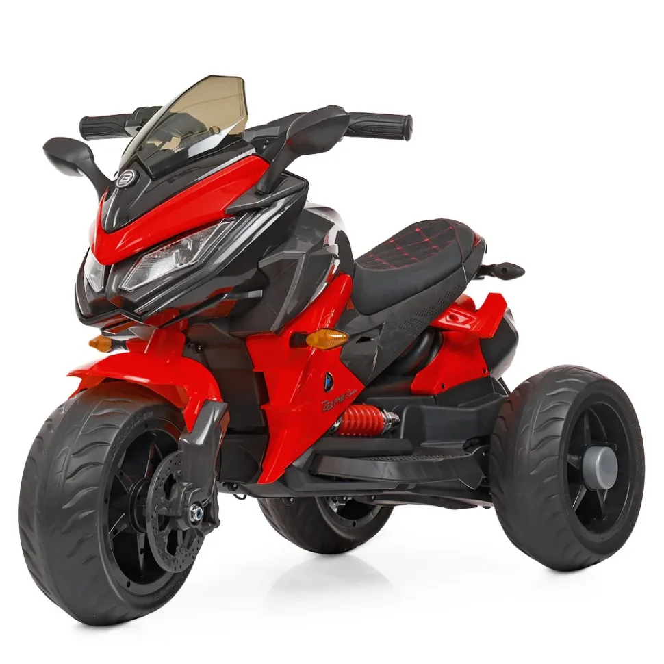 Дитячий електромобіль Bambi Racer Шкіра 103х57х72 см Коричневий