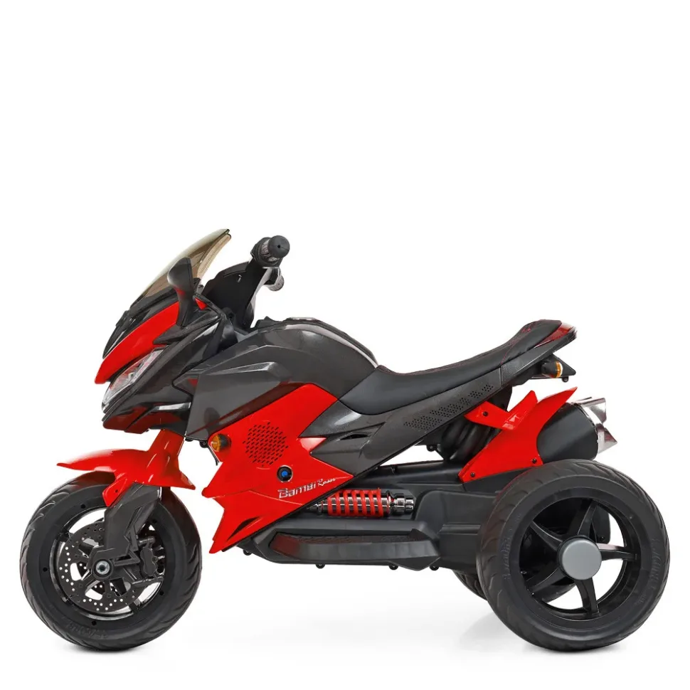 Дитячий електромобіль Bambi Racer Шкіра 103х57х72 см Коричневий