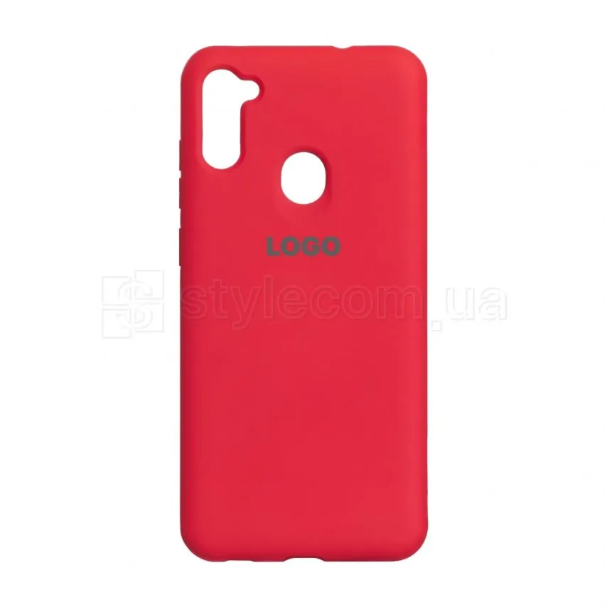 Чохол Silicone Case Samsung силікон червоний для Galaxy M11/M115