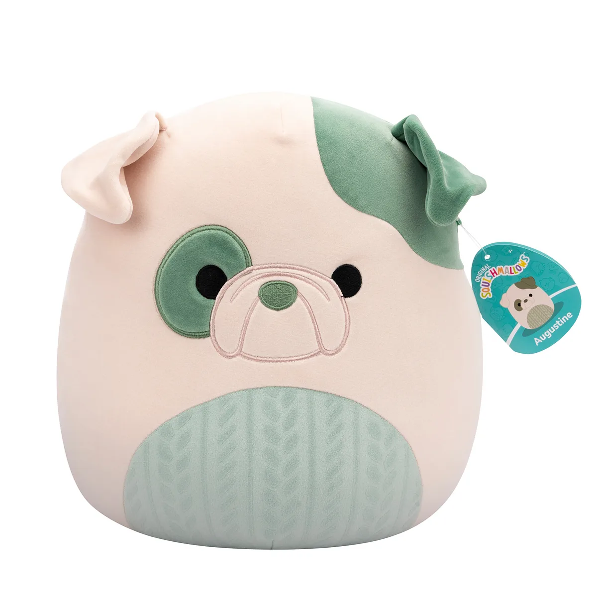 М'яка іграшка Squishmallows Бульдог 30 см поліестер спандекс