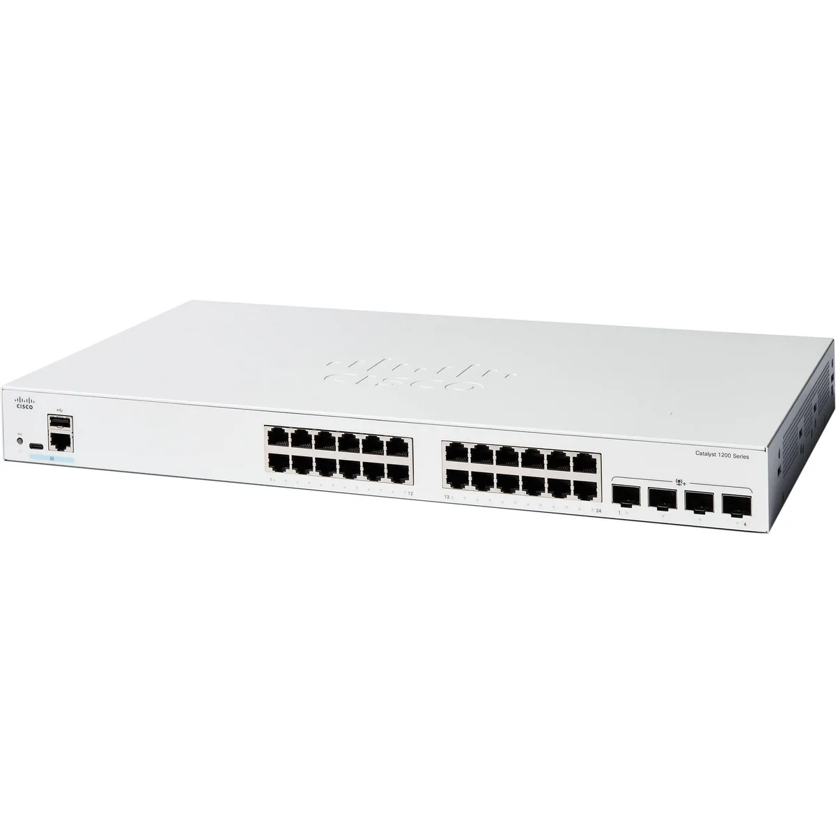 Комутатор Cisco 24 порти 10/100/1000 4 порти 10G SFP+ керований