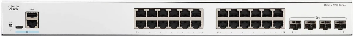 Комутатор Cisco 24 порти 10/100/1000 4 порти 10G SFP+ керований