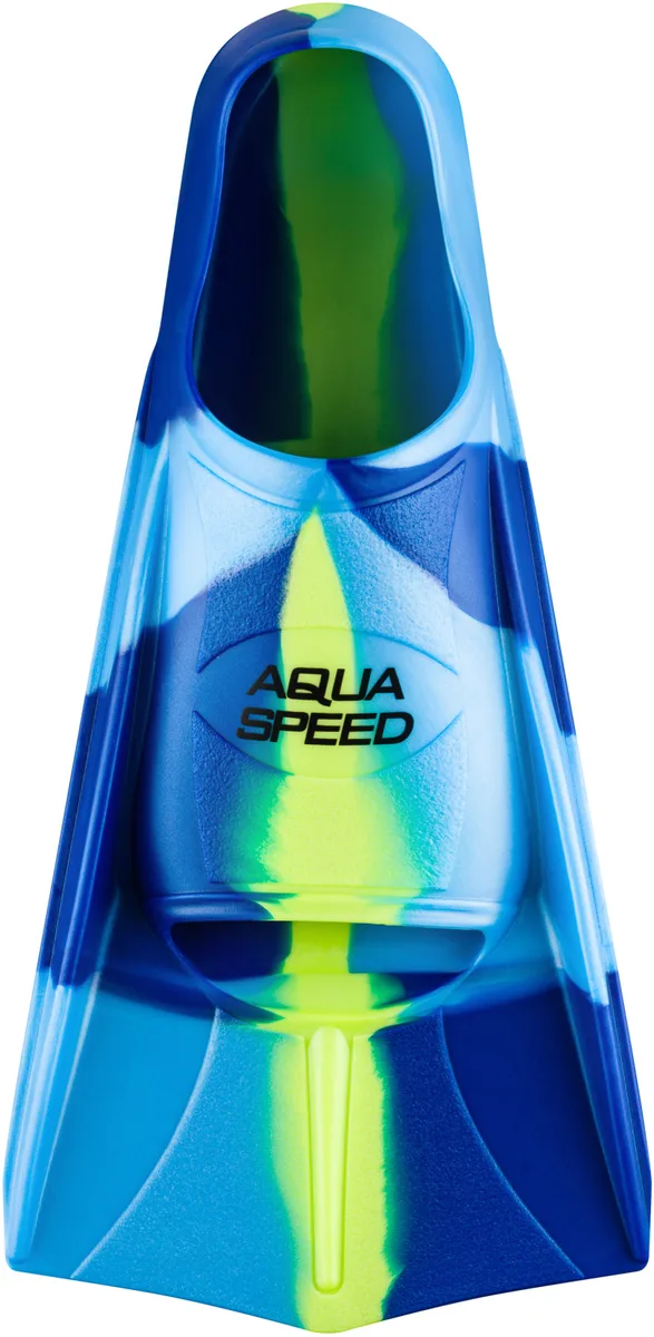Ласти Aqua Speed силіконові 37-38 сині блакитні жовті