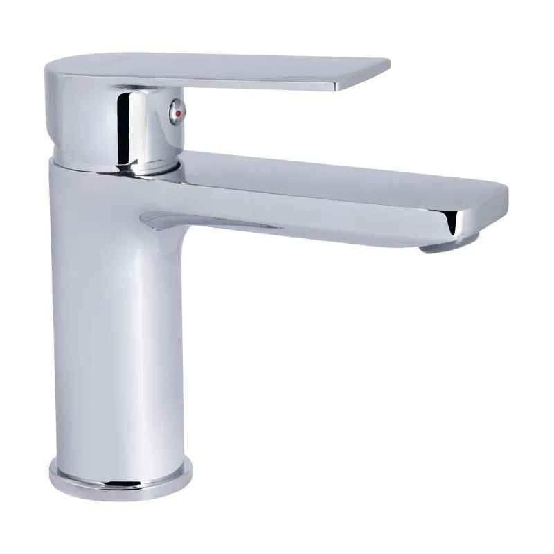 Змішувач для раковини Qtap Aries 270 гнучкий підвід латунь хром 240х182х63 мм