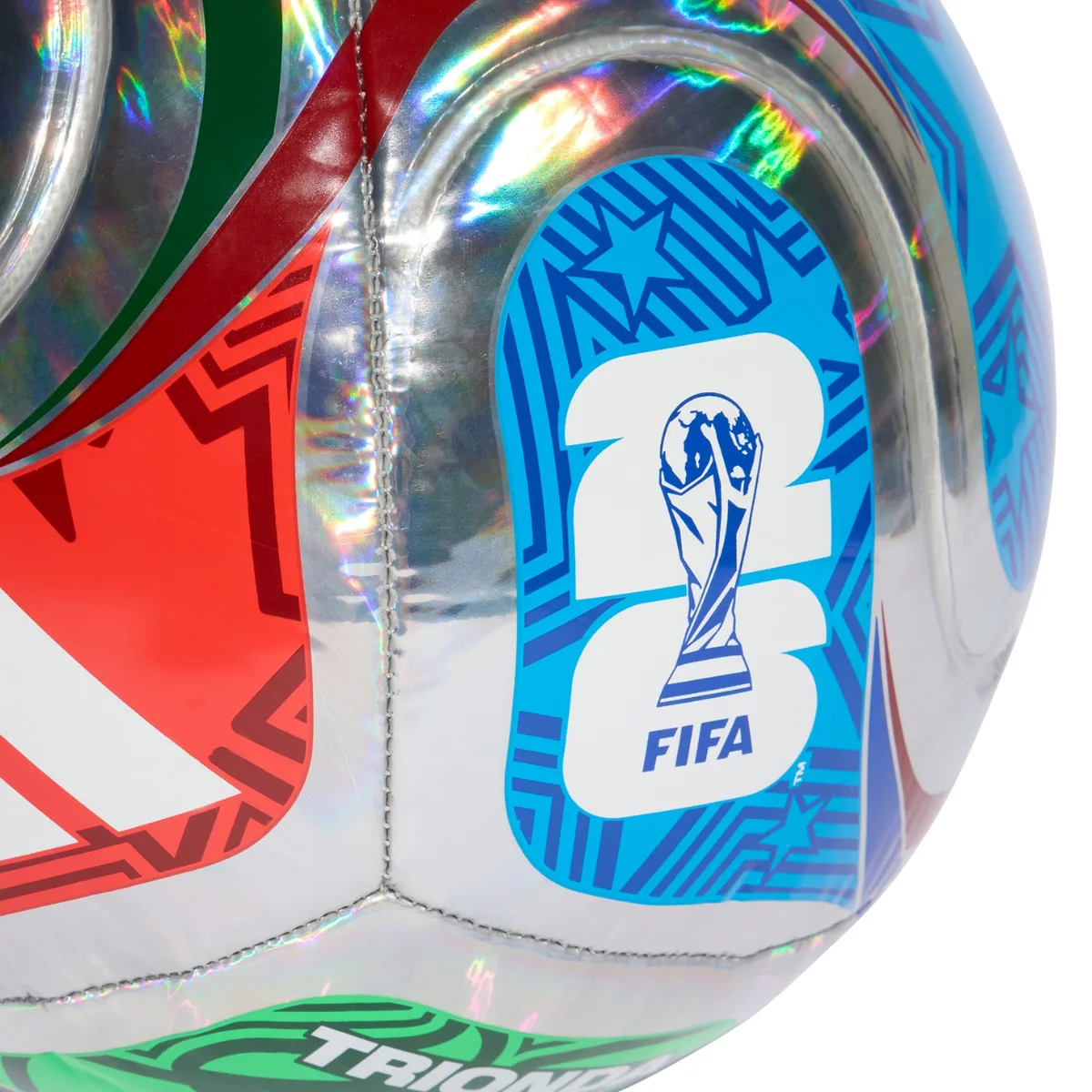 Футбольний м'яч Adidas термополіуретан розмір №5 срібний