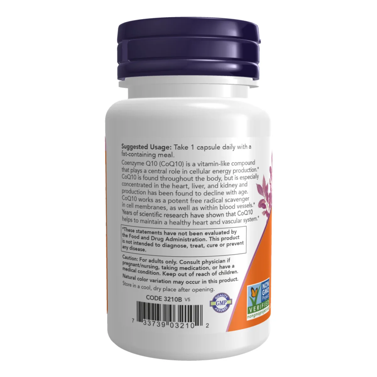 Коэнзим Q10 Now Foods 100 мг 90 капсул с ягодами боярышника