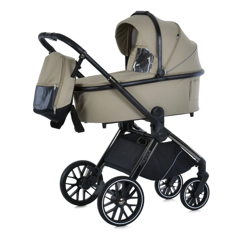 Універсальна коляска El Camino алюміній 103х59,5х110 см Calm Beige