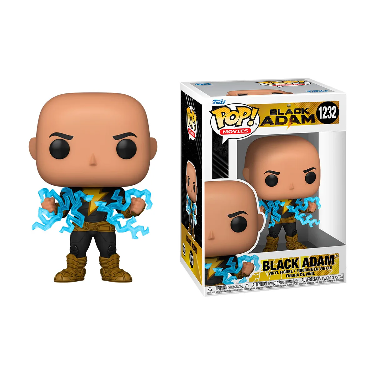 Ігрова фігурка Funko Pop! вініл 11,4 см Чорний Адам w glow chase