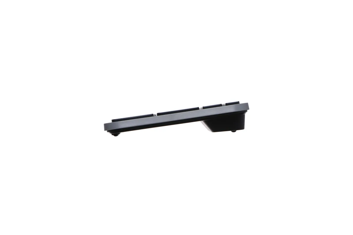 Клавиатура мембранная 2E KS240 110key, WL/BT, EN/UK, серо-черная