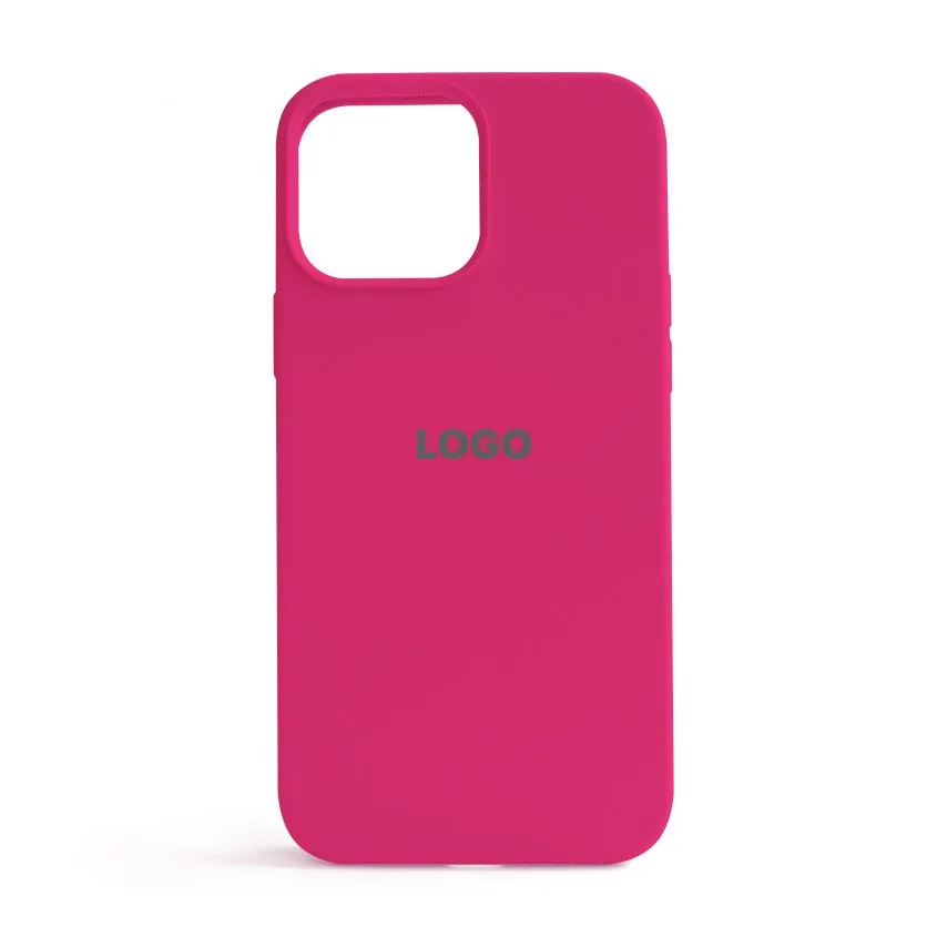 Чохол Silicone Case для iPhone 13 Pro Max силіконовий  рожевий