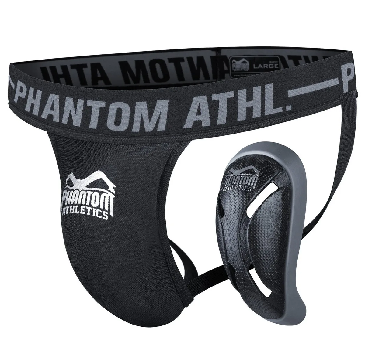 Захист паху Phantom бавовна M чорний