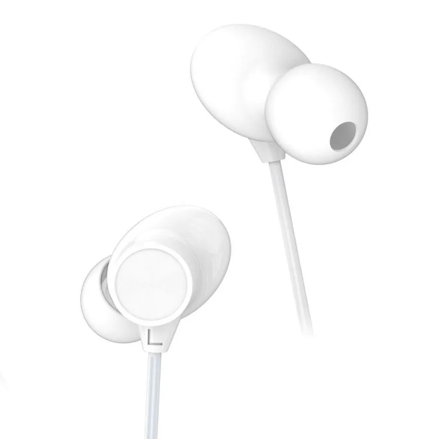 Наушники XO вакуумные Type-C силикон 1,1 м белые