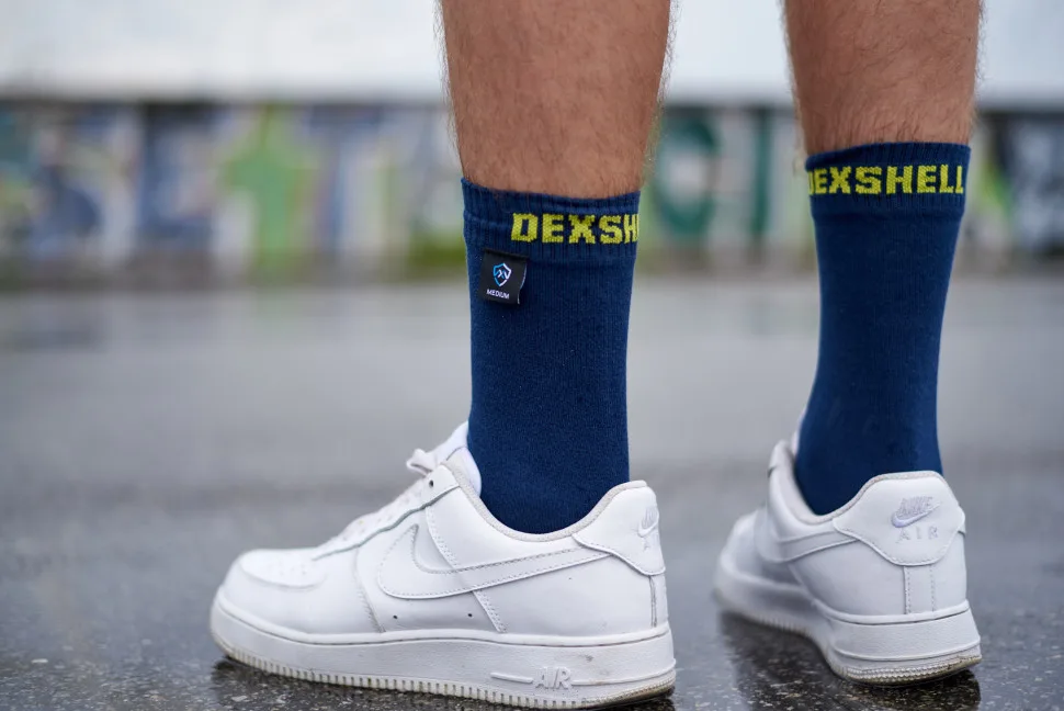 Водонепроникні шкарпетки DexShell бамбук M сині