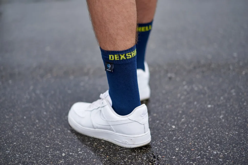 Водонепроникні шкарпетки DexShell бамбук M сині