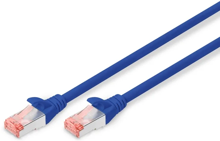 Патч-корд DIGITUS CAT 6 S-FTP, 10м, AWG 27/7, LSZH, синій