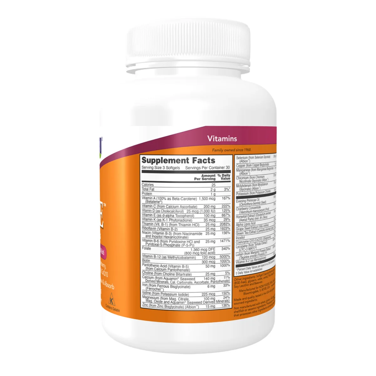 Now Foods EVE софтгели 90 капсул для жіночого здоров'я та гормонального балансу