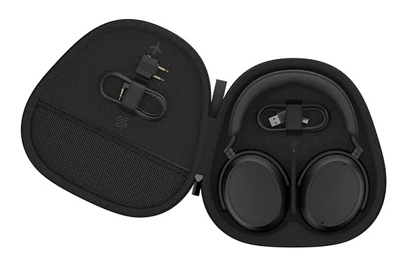 Гарнитура Sennheiser беспроводная полноразмерная искусственная кожа черная 60 часов