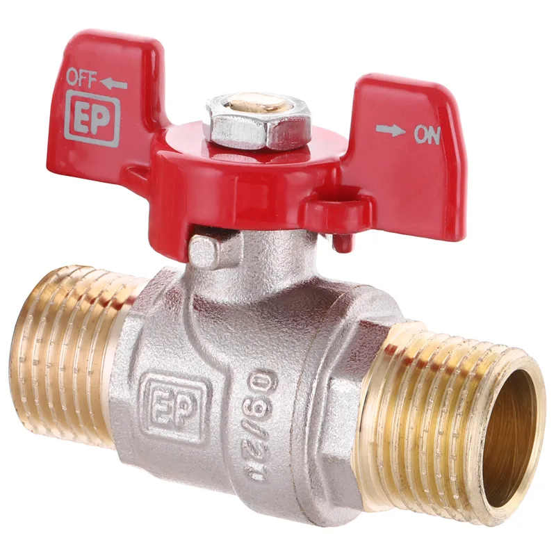 Кран шаровой Europroduct латунь 1/2" стальной
