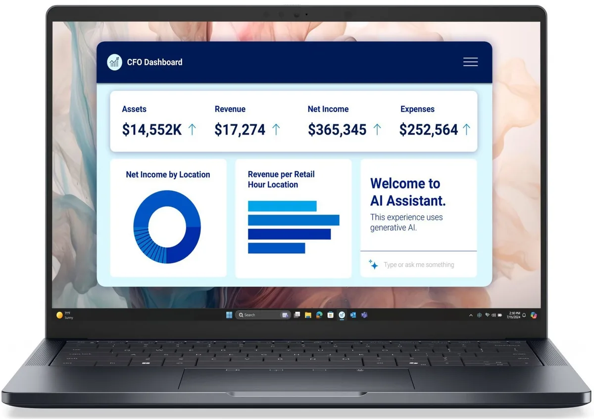 Ноутбук Dell Pro 14 Premium 14" QHD+ OLED Touch, Intel U7-268V, 32GB, F512GB, UMA, Win11P, чорний