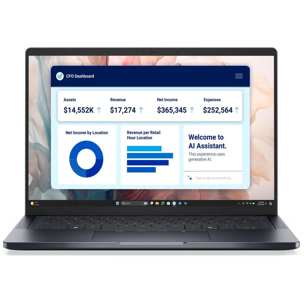 Ноутбук Dell Pro 14 Premium 14" QHD+ OLED Touch, Intel U7-268V, 32GB, F512GB, UMA, Win11P, черный.