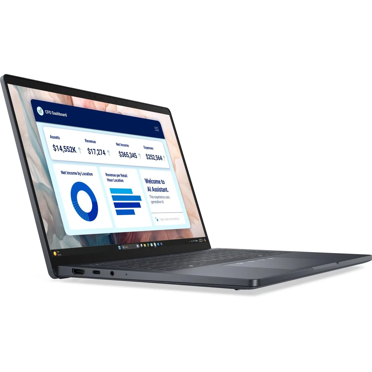 Ноутбук Dell Pro 14 Premium 14" QHD+ OLED Touch, Intel U7-268V, 32GB, F512GB, UMA, Win11P, черный.