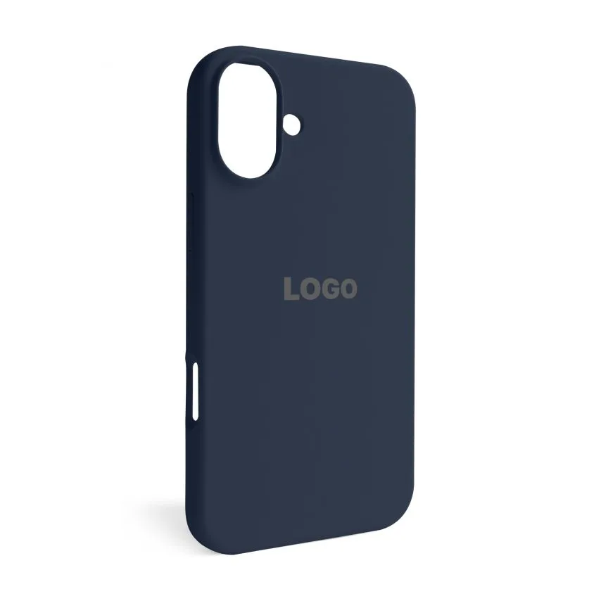 Чохол силіконовий для смартфонів Apple 16 Plus синій