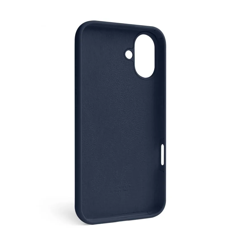 Чохол силіконовий для смартфонів Apple 16 Plus синій
