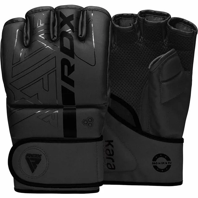 Перчатки для ММА RDX искусственная кожа XL черные
